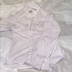 Ann Taylor LOFT White Dress Shirt
